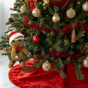 Handmade Knitted Gingerbread Man