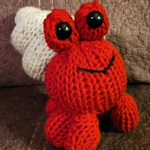 Clawdia the Knit Hermit Crab