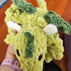 Handmade Crochet Dragon Plush