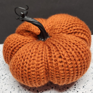 Handmade Knitted Pumpkin - Classic Autumn Fall Harvest Decor