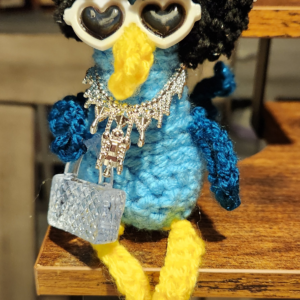 🎀 Girly / Gift-Focused  Glam Chick | Cute Chick Plush | Handmade Gift & Spring Decor